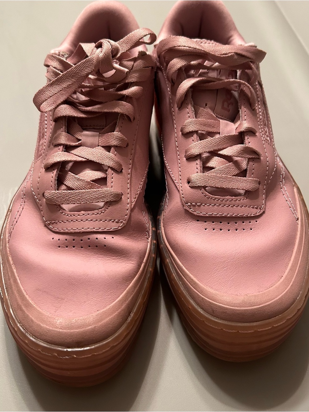 Reebok Women's Pink Platform Sneakers